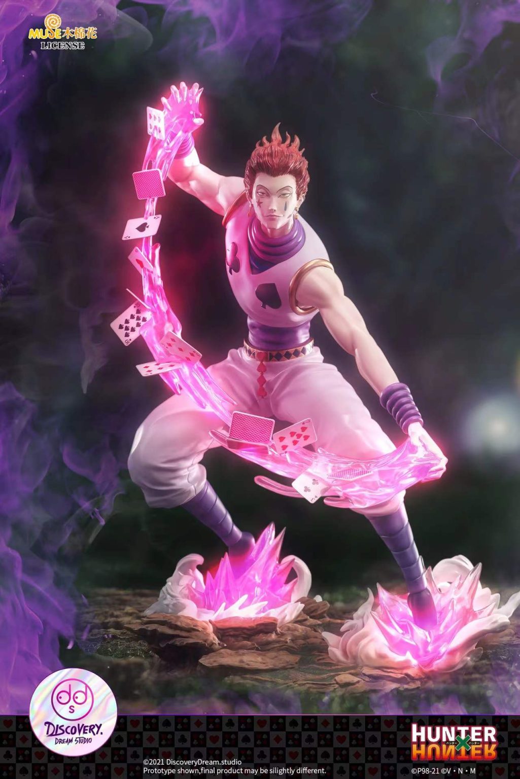 hisoka resin statue