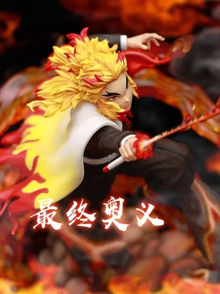 MASA Toys BUTT&MILOS Studio Demon Slayer Rengoku Kyoujurou Resin Statue
