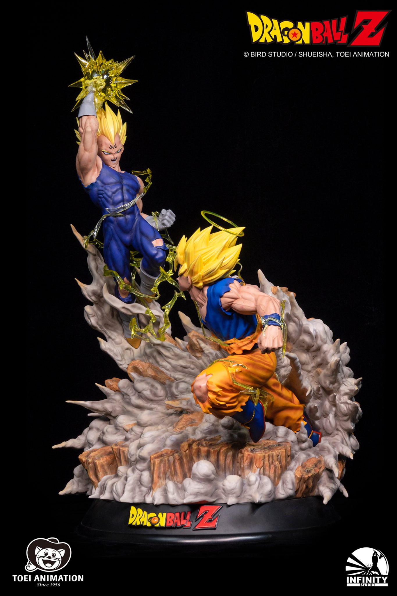 Sky Top Studio Dragonball Goku VS Vegeta Resin Statue - Devilness Toys