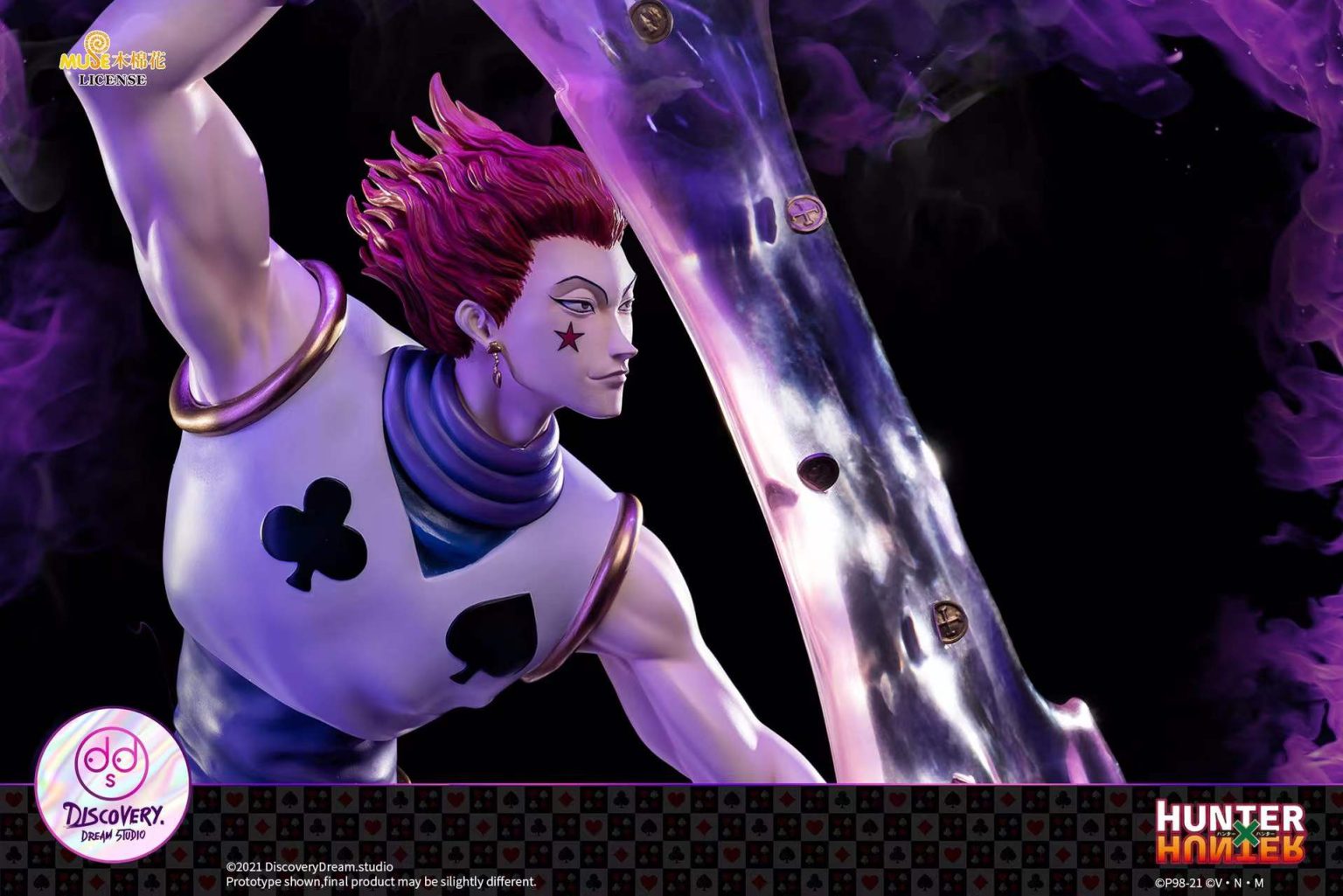 hisoka resin statue