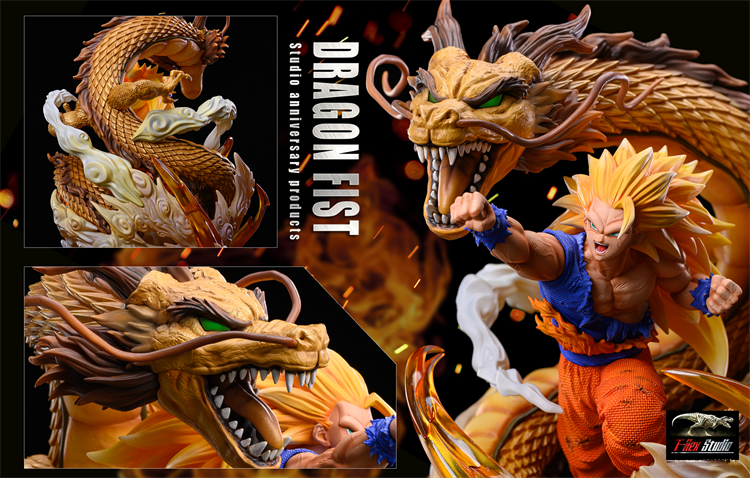 T-REX Studio Dragonball Super Saiyan3 Goku Dragon Fist Resin Statue -  Devilness Toys