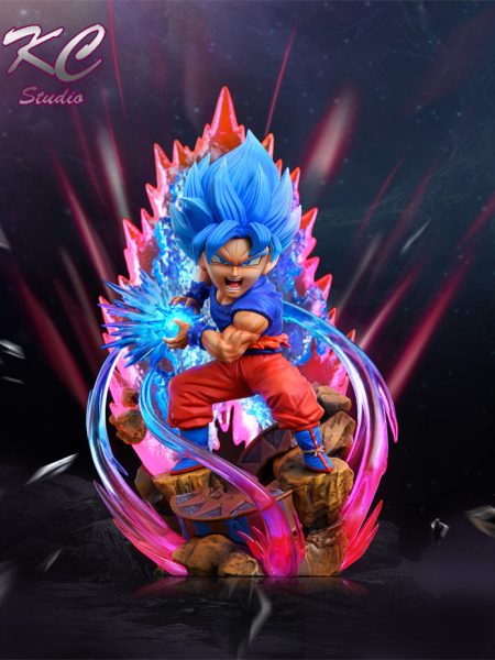 KC Studio WCF Dragonball Super Super Saiyan Blue kaiouken Son Goku Resin Statue