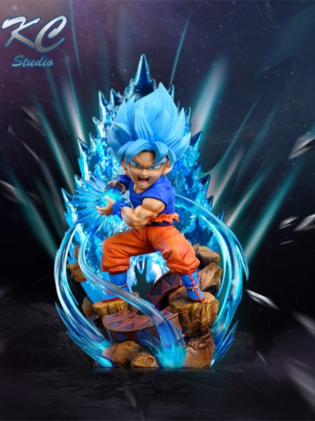 KC Studio WCF Dragonball Super Super Saiyan Blue Son Goku Resin Statue