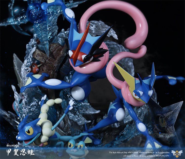 Greninja With Led - Pokemon Resin Statues - PCHouse Studios [Pre-Order]