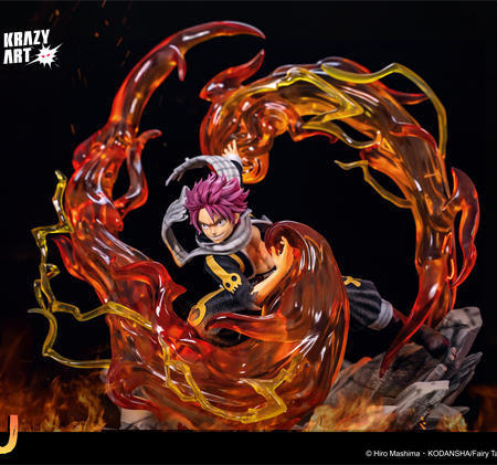 Krazy Art 1/4 FAIRY TAIL Etherious • Natsu • Dragneel Resin Statue
