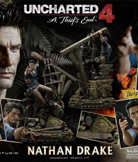 Prime 1 Studio 1/4 DX Uncharted 4：A thief’s end Nathan Drake Resin Statue