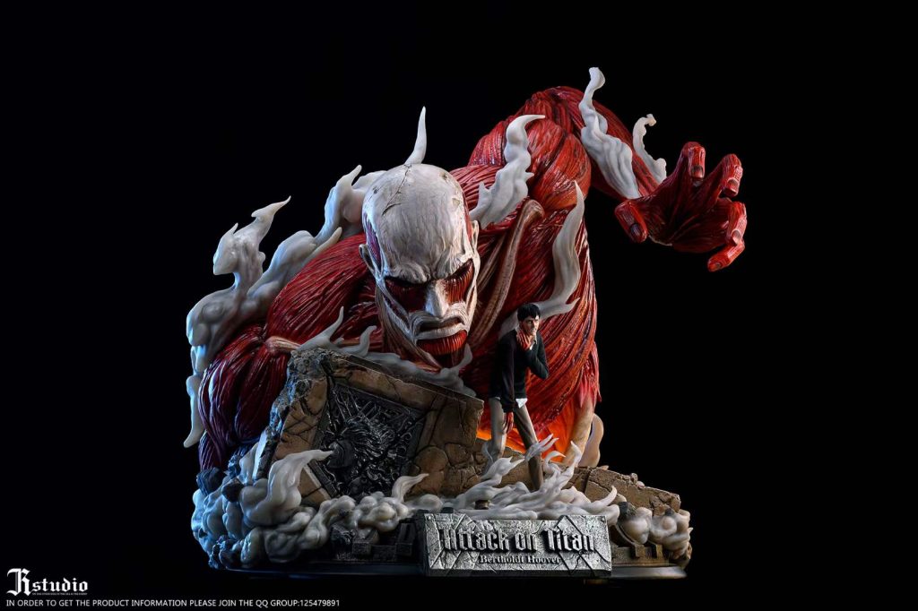 JR Studio Attack on Titan Colossal Titan & Bertholdt Hoover Resin ...