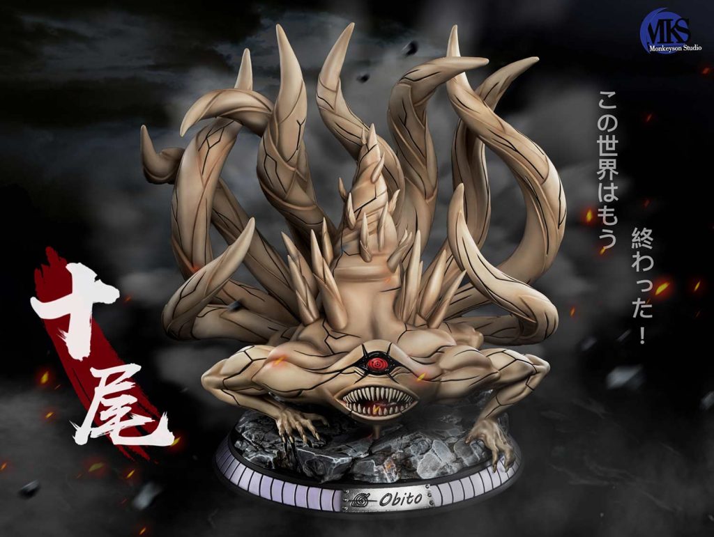 Monkeyson Studio Naruto Ten Tails Resin Statue Devilness Toys