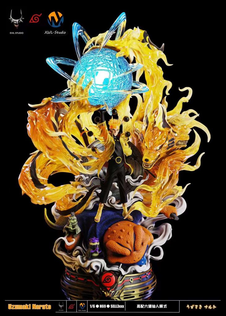 Evil Studio EX 1/6 Naruto Rikudousennin Modo Naruto Resin Statue