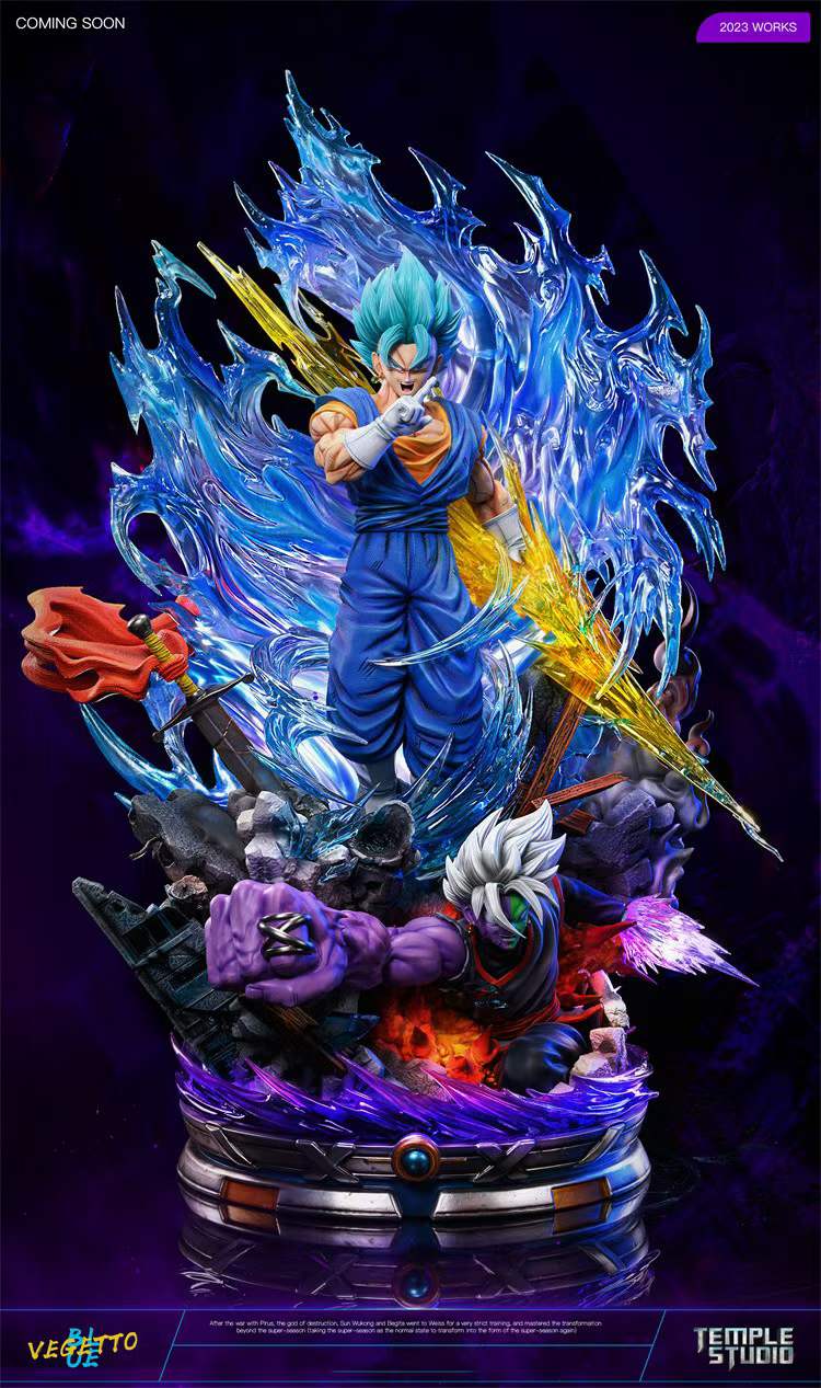 Temple Studio Deluxe Edition 1/6 Dragonball Super Super Blue Vegetto VS ...