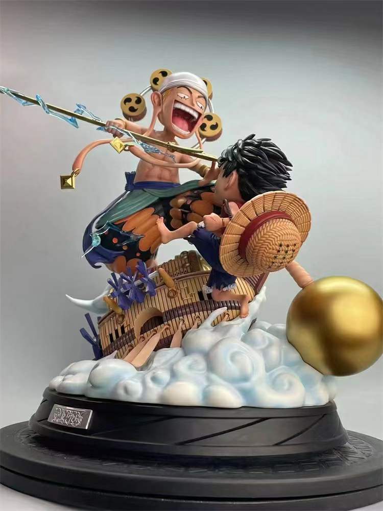 Enel Action Figure 31CM PVC Statue Collection Toys For Kids Luffy