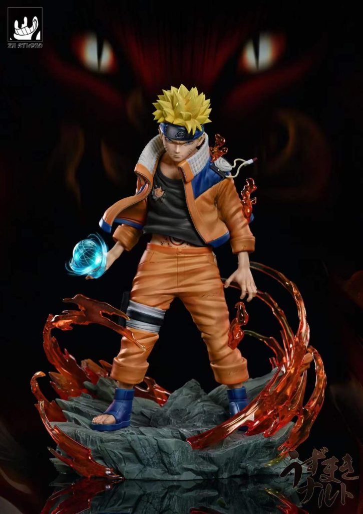 ZH Studio 1/4 Naruto Final Valley Kid Uzumaki Naruto Resin Statue