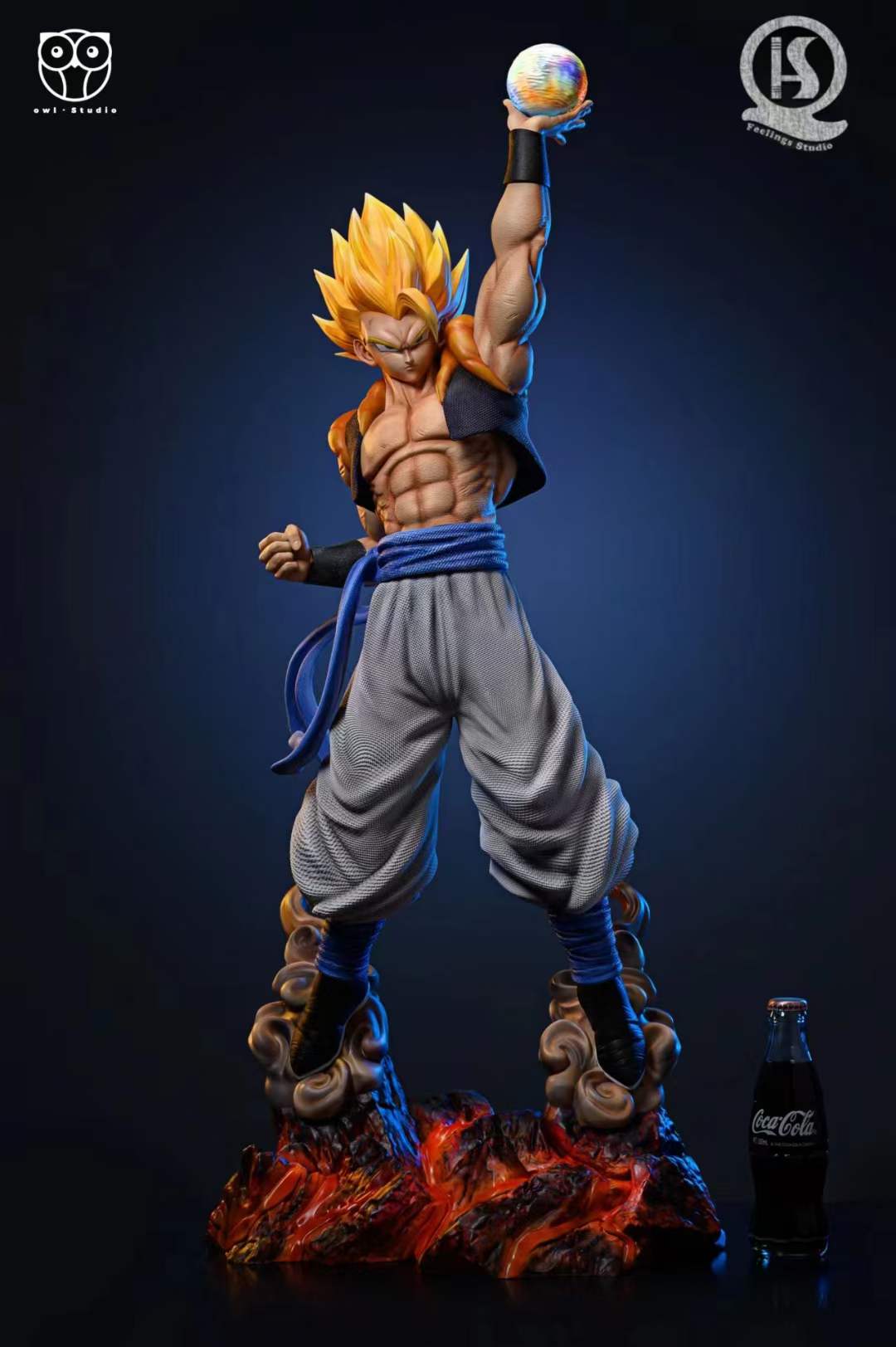 Owl Studio X QHS Feelings Studio 1 3 Dragonball Super Saiyan Gogeta 