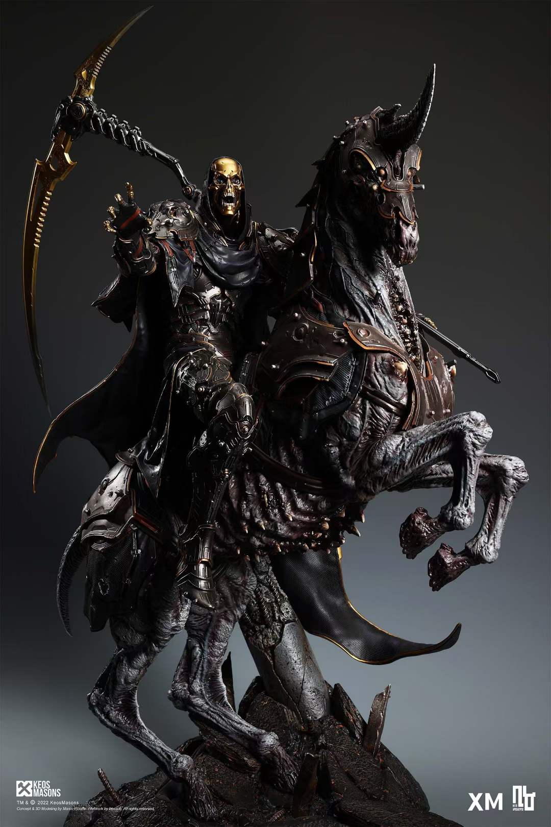 XM Studio 1/4 Four Horsemen of the Apocalypse Death Resin Statue ...