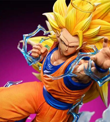 KING Studio A Dragonball Super Saiyan 3 Son Goku Resin Statue