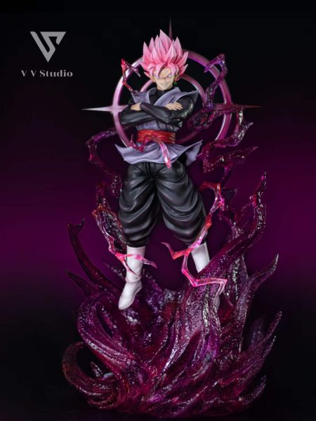 VV Studio Dragonball Super  Super Saiyan Rose Black Son Goku Resin Statue