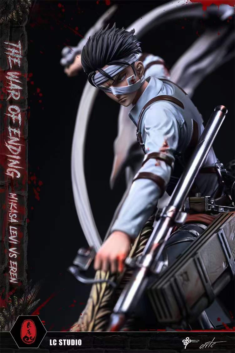 LC Studio Attack On Titans Mikasa Ackerman Holding Eren Head