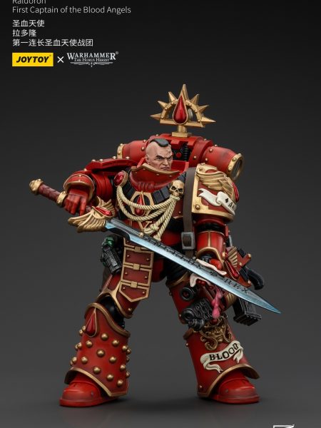 JoyToys 1/18 Warhammer 40,000 Blood Angels RaldoronFirst Captain of the Blood Angels Figure