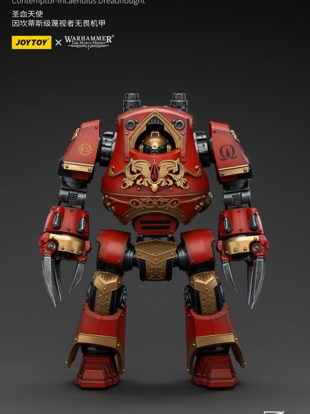 JoyToys 1/18 Warhammer 40,000 Blood AngelsContemptor-Incaendius Dreadnought Figure