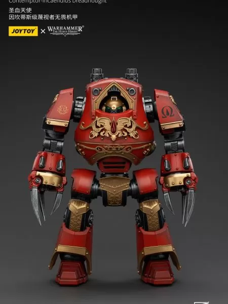JoyToys 1/18 Warhammer 40,000 Blood AngelsContemptor-Incaendius Dreadnought Figure