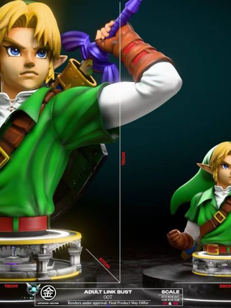 KINTSUKUROI CREATIONS 1/1 The Legend of Zelda Link Bust Statue