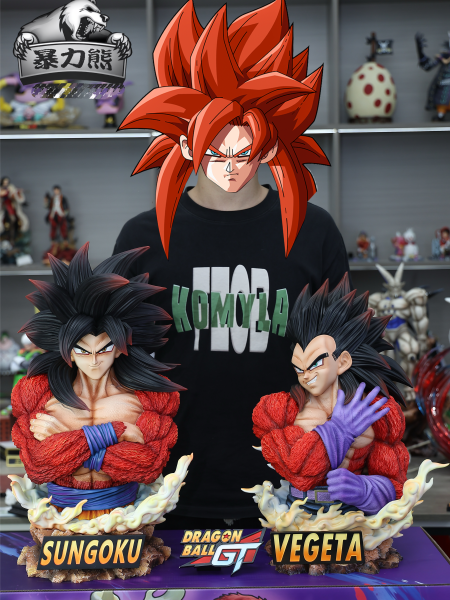 BaoliXiong Studio Dragonball GT Super Saiyan 4 Son Goku Bust Statue