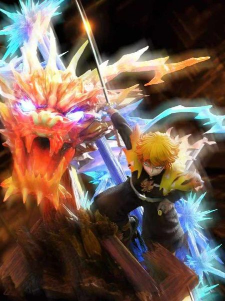 POP.ART Studio POP DX 1/6 Demon Slaye Agatsuma Zenitsu Resin Statue