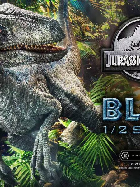 Prime 1 Studio 1/2 Jurassic World：Fallen Kingdom Velociraptor Blue Resin Statue