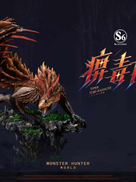S6 Studio Monster Hunter World: Iceborne Viper Tobi-Kadachi Resin Statue