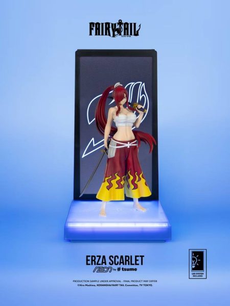 Tsume Art NEON FAIRY TAIL Erza Scarlet Resin Statue