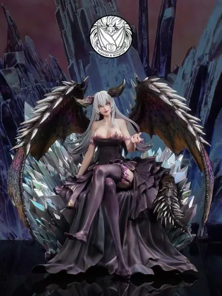 Scalefall＆Wingrise Studio 1/4 Monster Hunter Girl Ruiner Nergigante Resin Statue