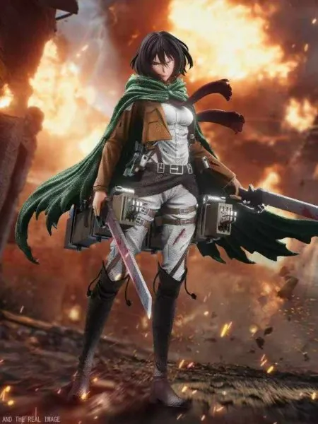 BBSD Studio Attack on Titan Mikasa·Ackerman Resin Statue