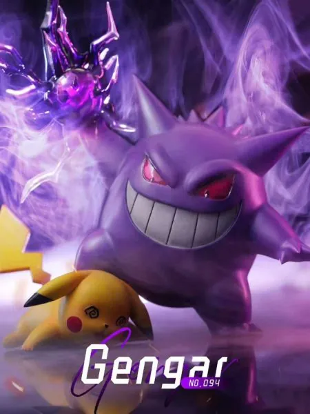 Ntwo Studio Pokemon Gengar Resin Statue