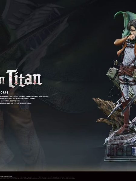Game Over Studio 1/4 Attack on Titan Levi Ackerman Resin Statue