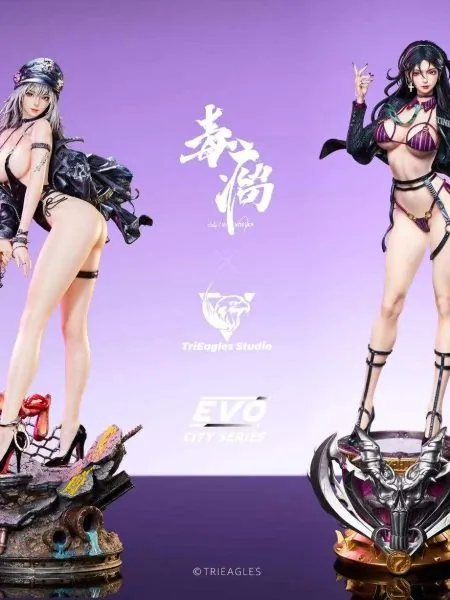 TriEagles Studio Black Version 1/4 EVOLUTION City FengYuLan Resin Statue