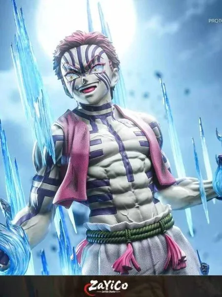 Zayico Studio Blue 1/4 Demon Slayer Akaza Resin Statue